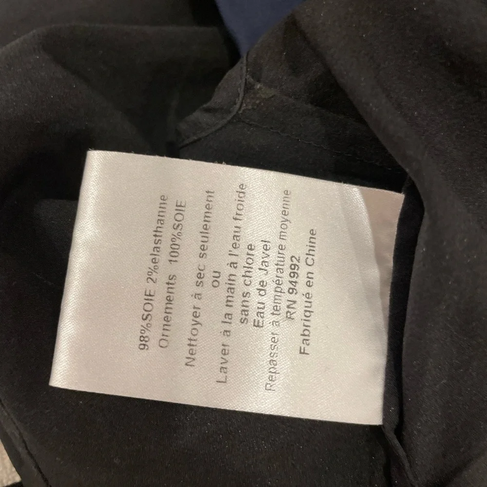 Jonathan Simkhai Black and Navy Tank